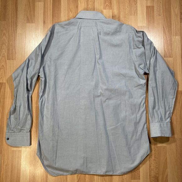 Tom James Dress Shirt (Men’s Size XL) • Customized • Button Up • Blue • EUC - Picture 6 of 6